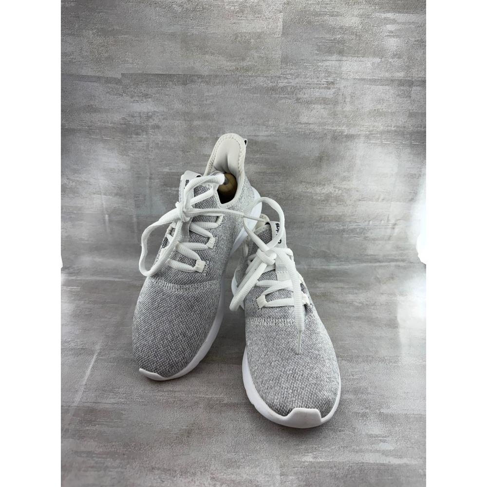Adidas Cloudfoam Pure 2.0 Women Grey White Running Shoes H04756 Size 8